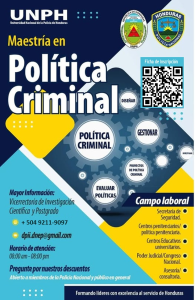 Estudia con los Expertos: Maestría en Política Criminal